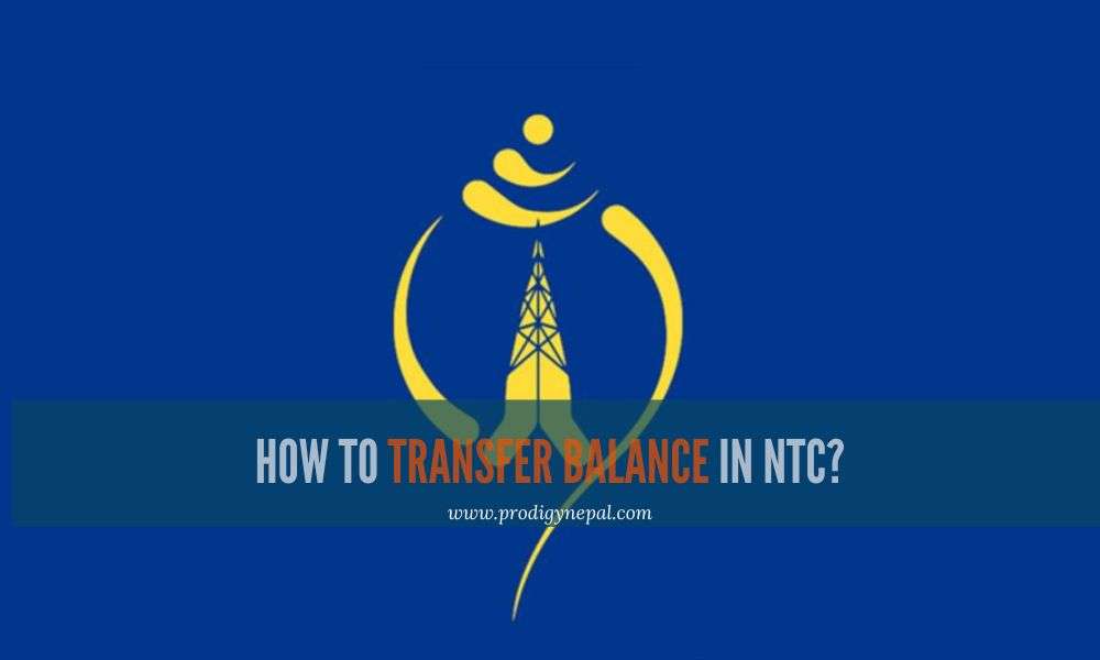 How to Transfer Balance in NTC?